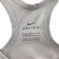 Nike sport bra 9-10 years white with black elasticated under band