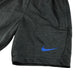 Nike sports shorts 8-9 years grey with blue swoosh Nike logo