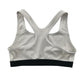 Nike sport bra 9-10 years white with black elasticated under band