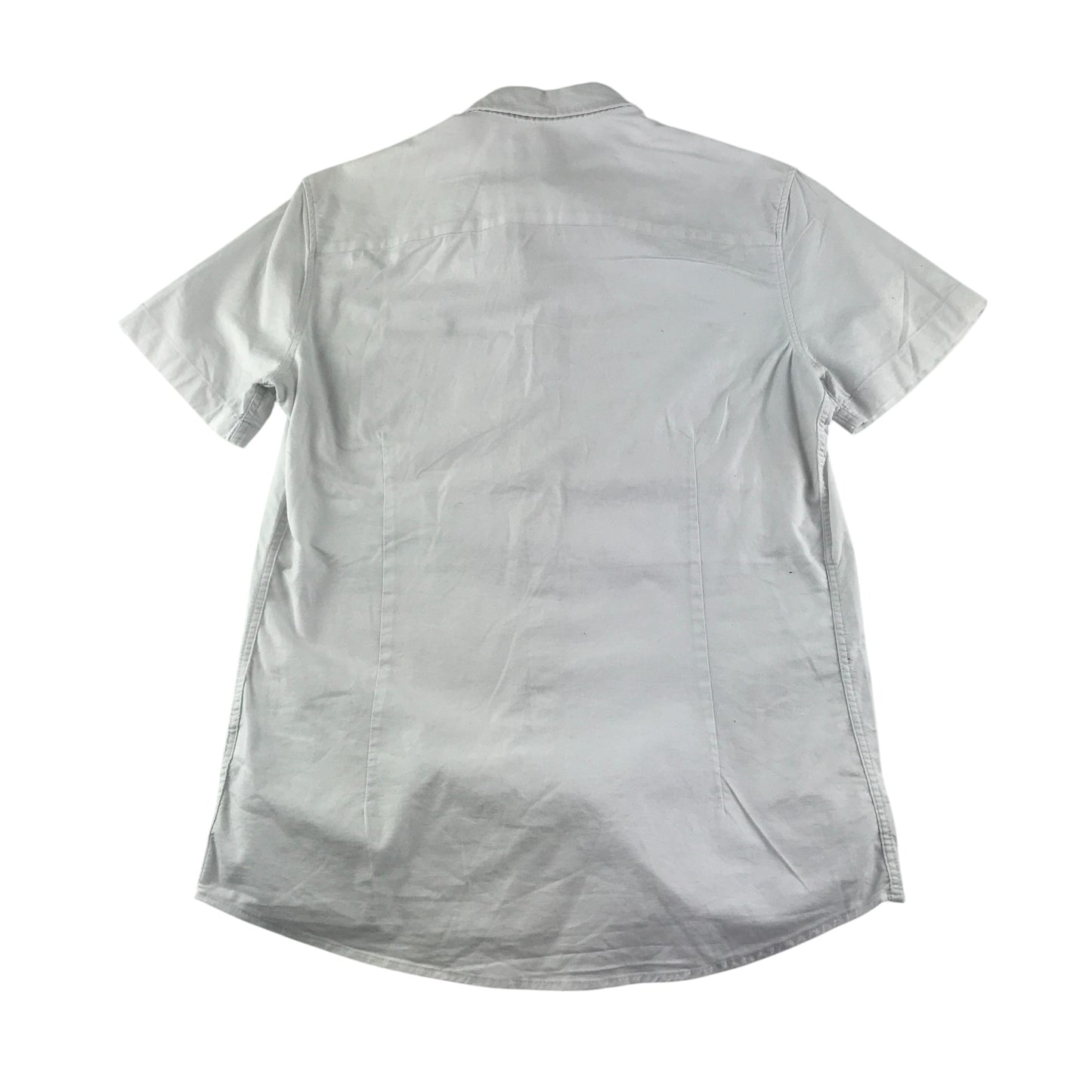 Next shirt men's S white button up with logo