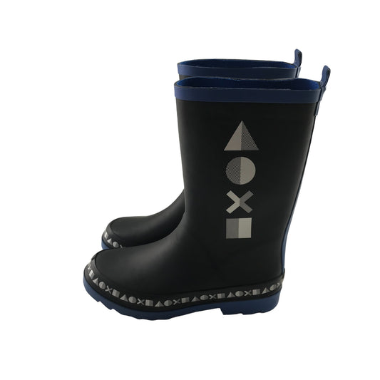 George wellies shoe size 3 black and blue PlayStation