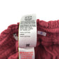 M&S Shorts Age 8 Burnt Red Plain Lace Pattern Cotton