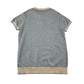 George Polo shirt 14-15 years grey knitted with zipper collar cotton