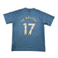 Puma sports top 11-12 years blue Manchester City De Bruyne 17