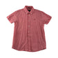 Mayoral shirt 7-8 years pink salmon red with logo cotton linen mix