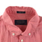 Mayoral shirt 7-8 years pink salmon red with logo cotton linen mix