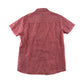 Mayoral shirt 7-8 years pink salmon red with logo cotton linen mix