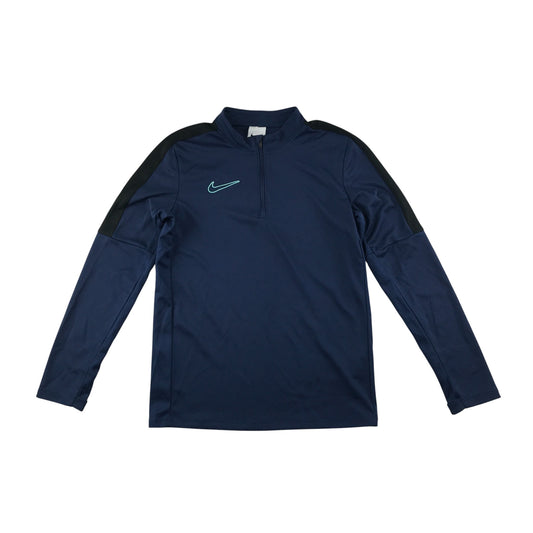 Nike sport sweater 5-6 years navy with light blue swoosh