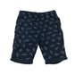 Tu shorts 10-11 years navy shark graphic outline print cotton