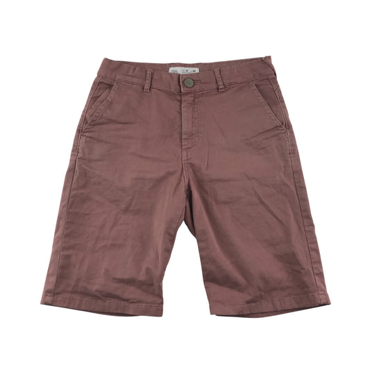 Zara shorts 9-10 years mauve chino style