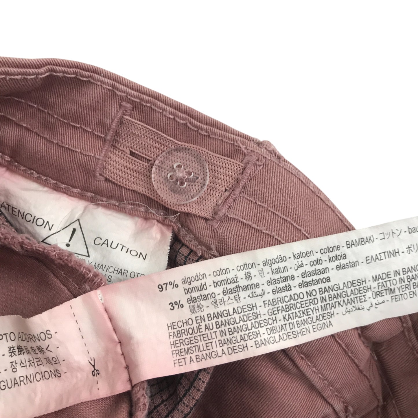Zara shorts 9-10 years mauve chino style