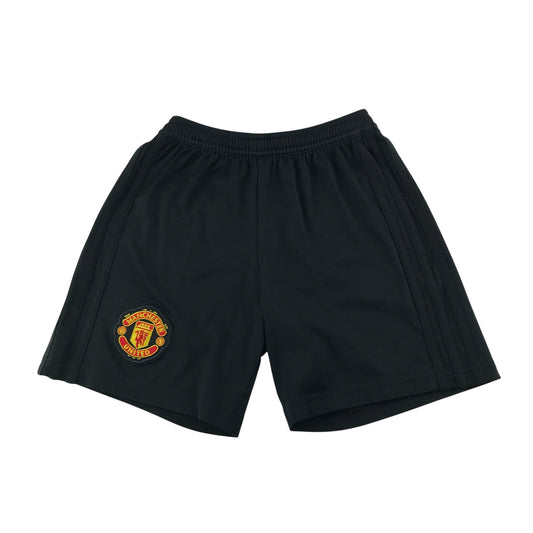 Adidas sport shorts 9-10 years black Manchester United badge