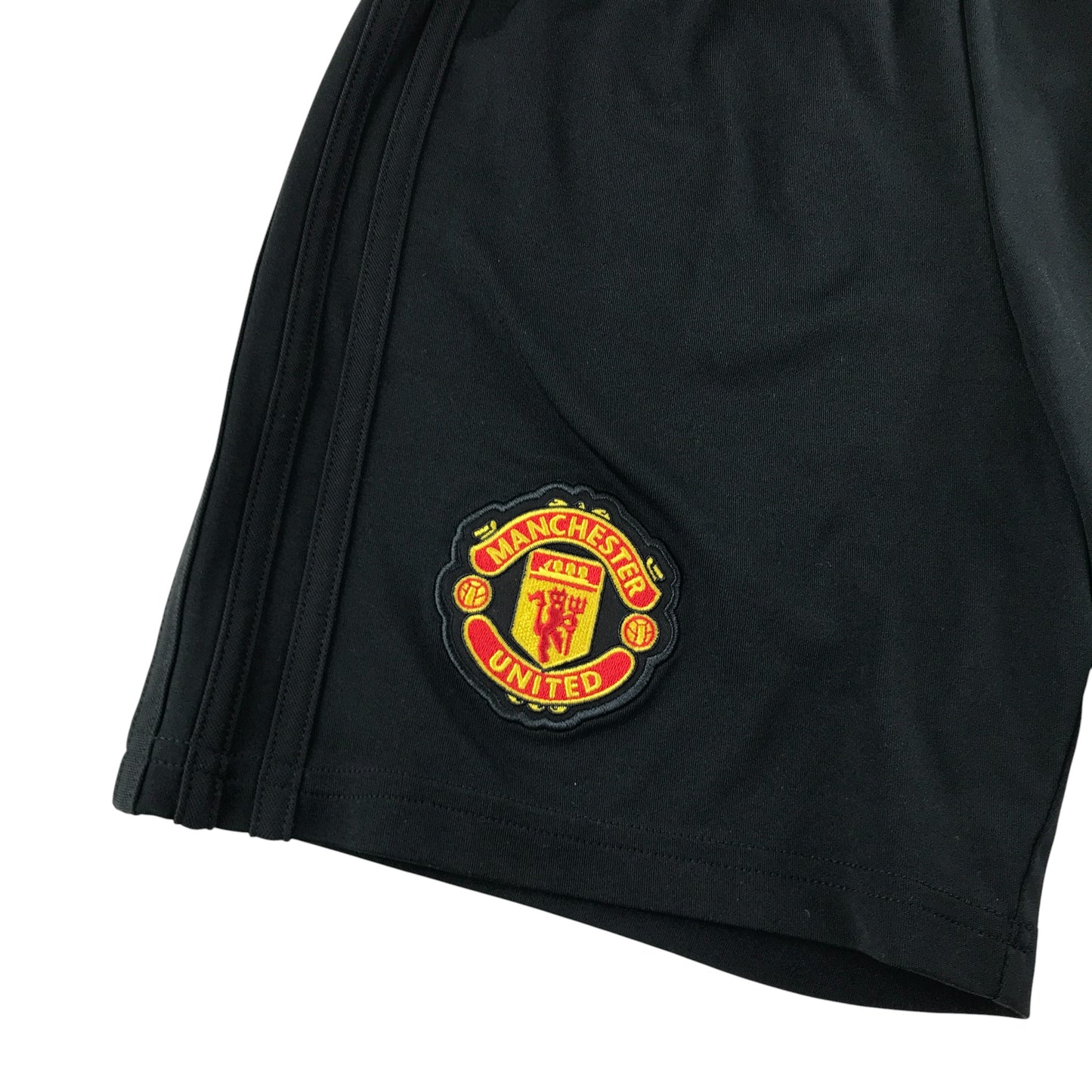 Adidas sport shorts 9-10 years black Manchester United badge