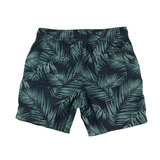 Primark shorts 8-9 years green floral leaf graphic design cotton