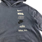 Nike hoodie 11-12 years years blue jersey with logo designs pullover
