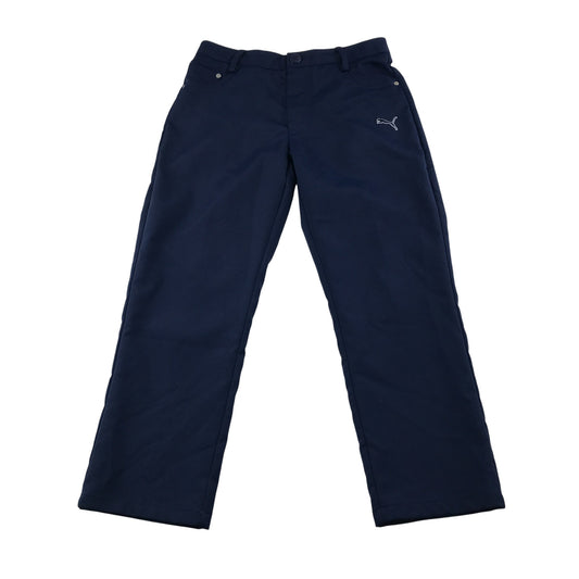 Puma Sport joggers 7-8 years navy golfing chino style with logo