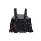 Next Top and Shorts Set Age 8 Dark Navy Strawberry and Cherry Print Pattern Cotton