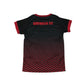 Giffnock SC sports top 5-6 years black and red with logo