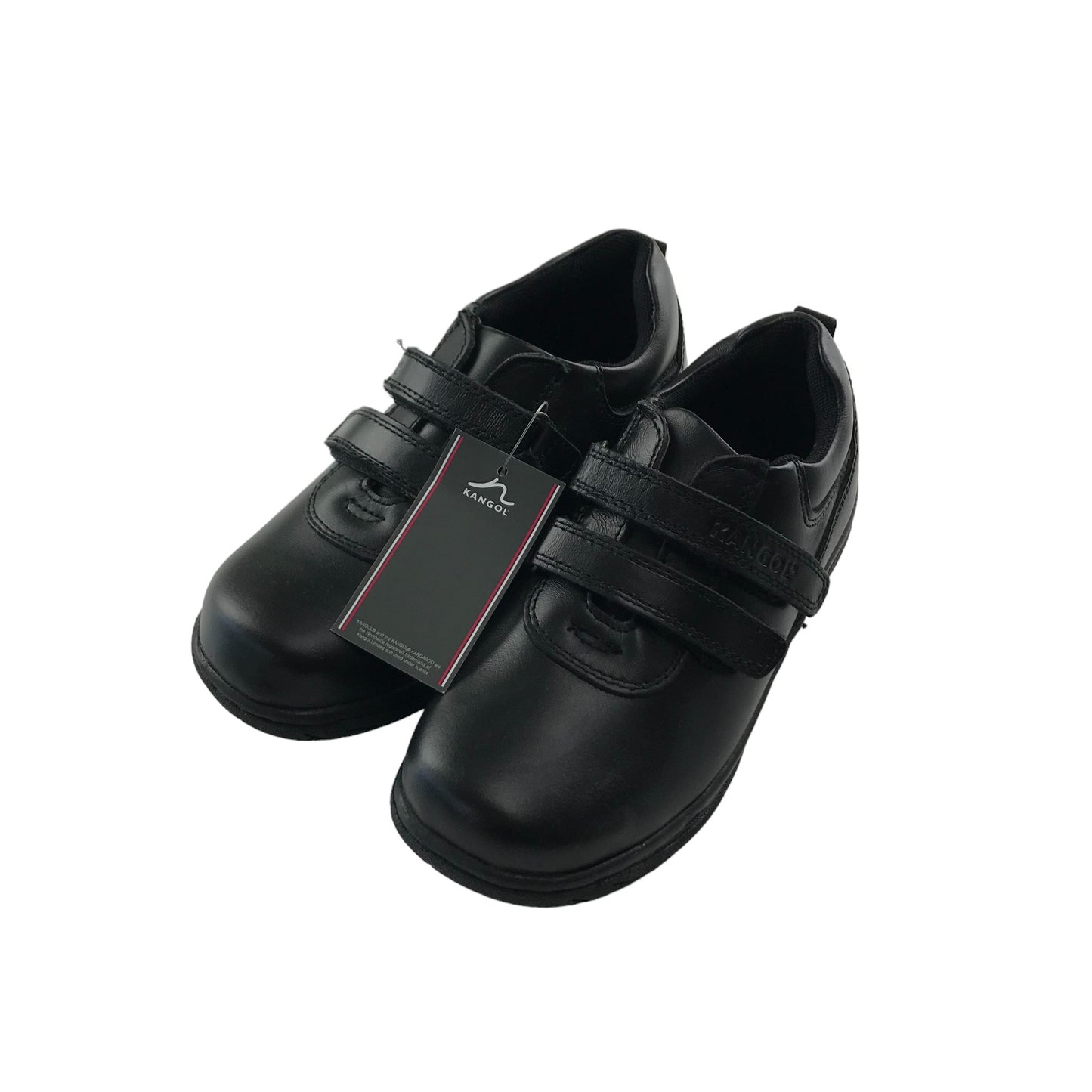 Kangol School Shoes Shoe Size 1 Black Leather with Straps