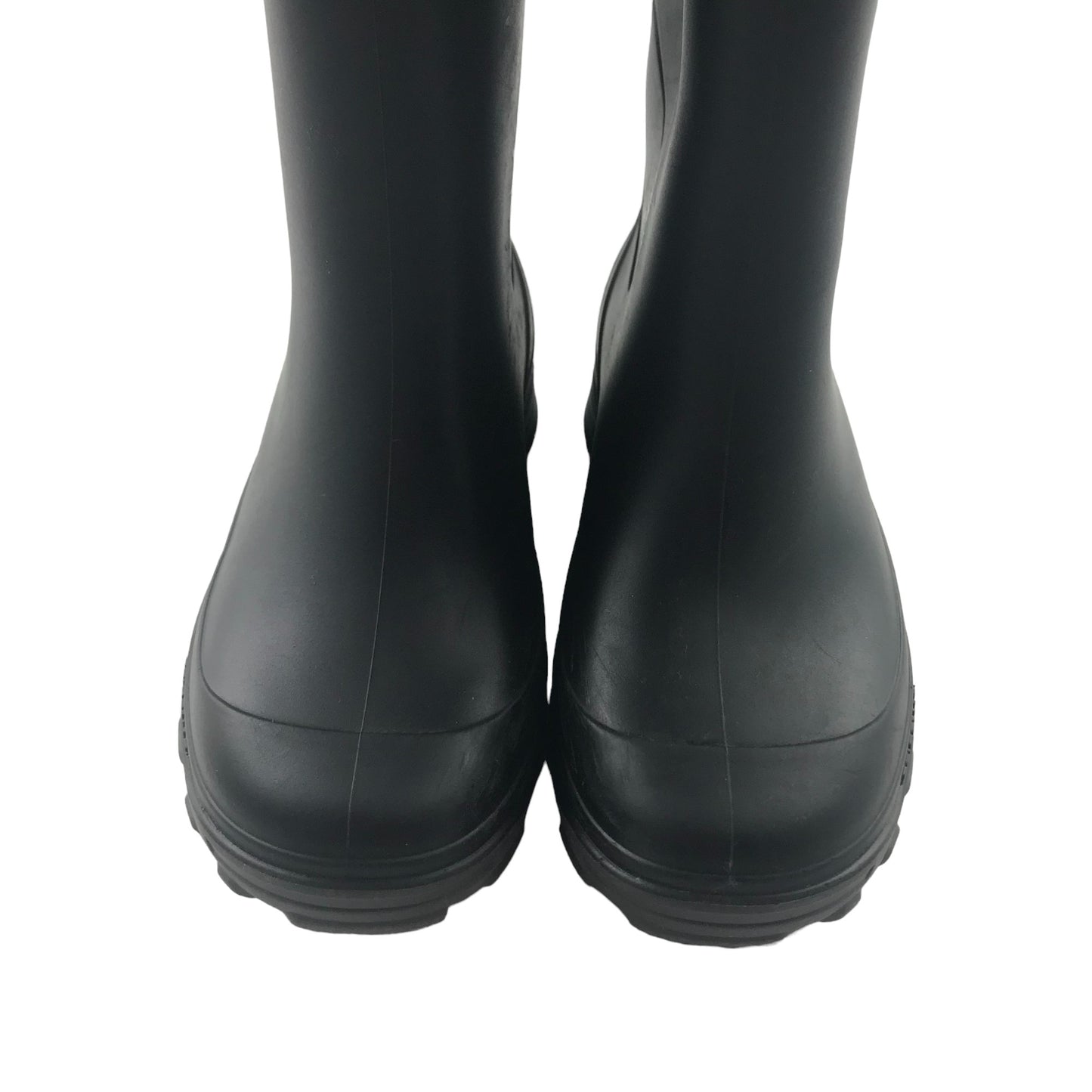 Solognac wellies shoe size 10.5-11.5 junior black plain