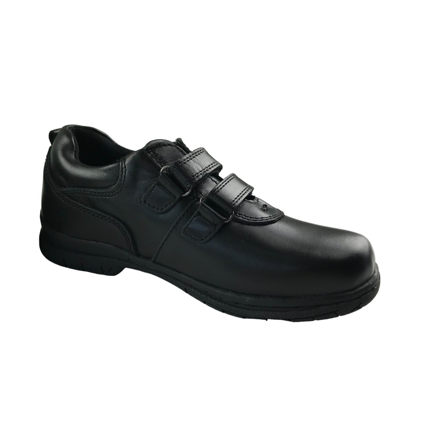 Kangol School Shoes Shoe Size 1 Black Leather with Straps