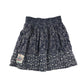 Fatface skirt 6-7 years navy with white floral pattern design elasticated waist cotton