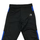 Karrimor sport leggings 9-10 year black with blue detailing and logo