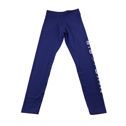 Nike leggings 11-12 years blue plain with large Nike Air logo