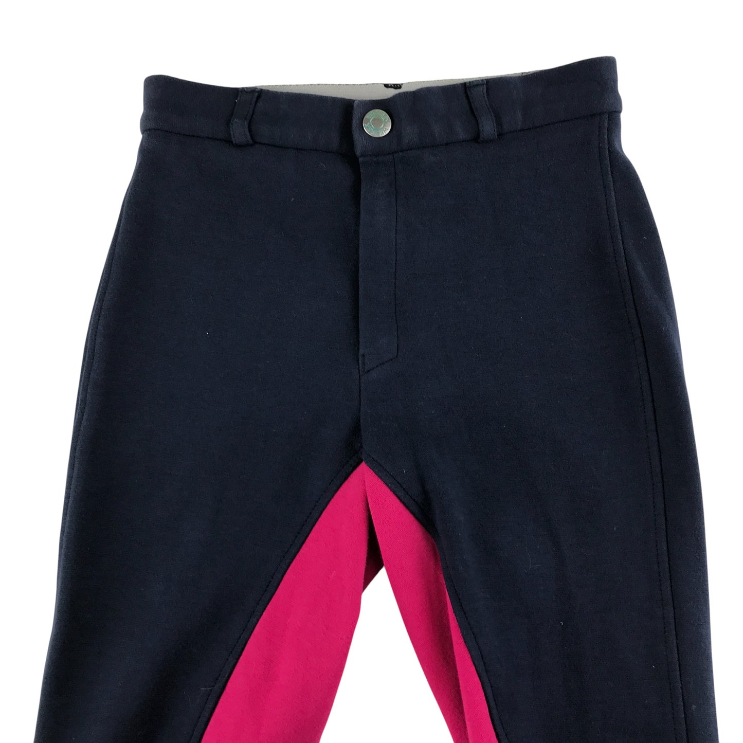 Wessex trouser 24 navy and pink equestrian design