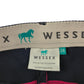 Wessex trouser 24 navy and pink equestrian design