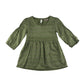 M&S blouse 9-10 years green floral pattern long top length