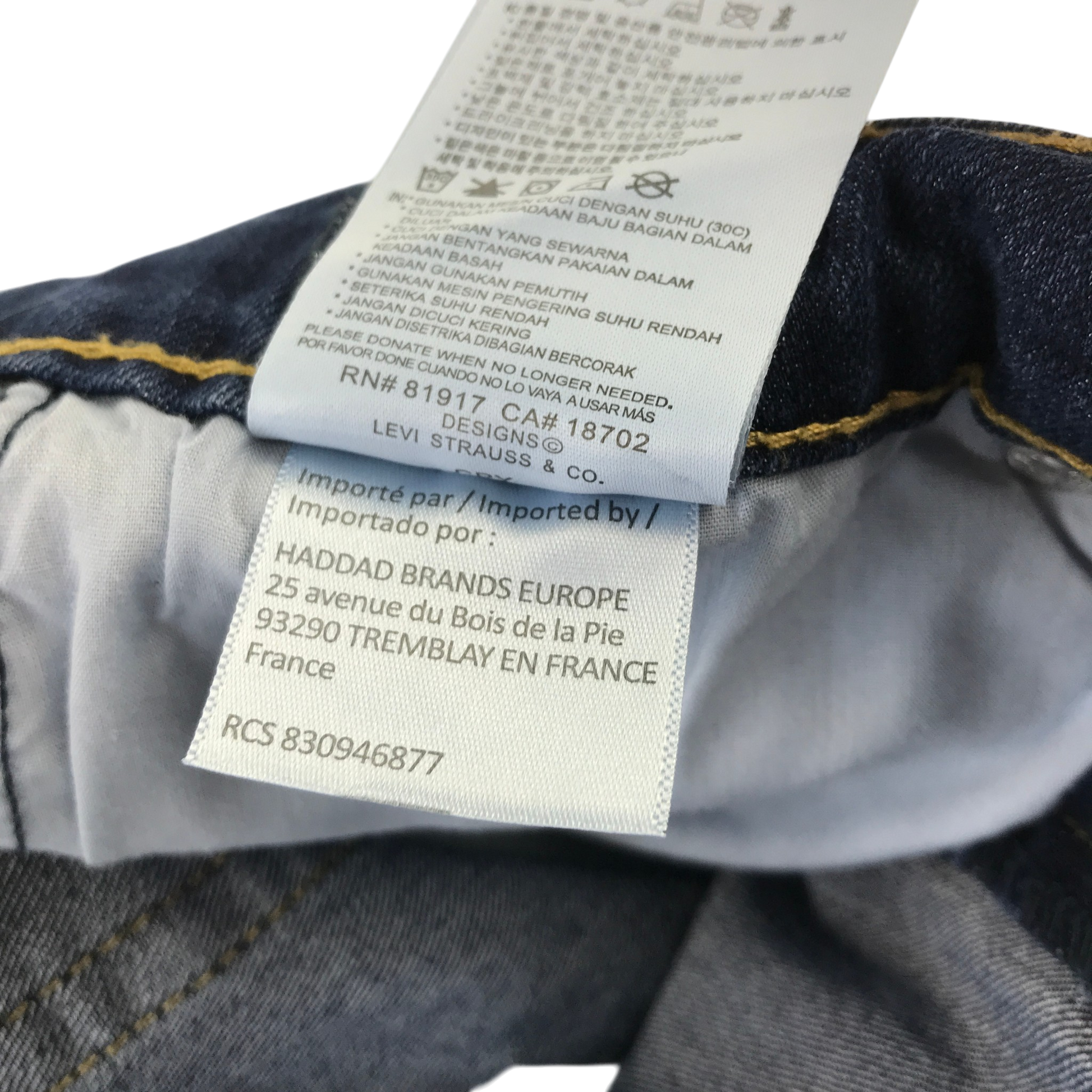 Preloved Levis jeans for kids