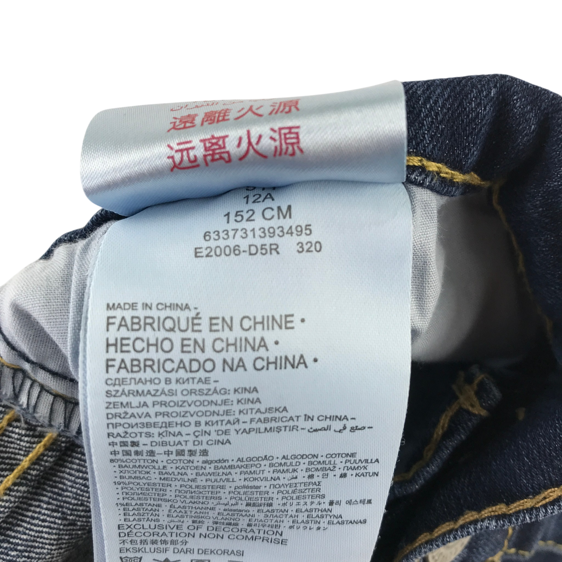 Preloved Levis jeans for kids