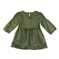 M&S blouse 9-10 years green floral pattern long top length