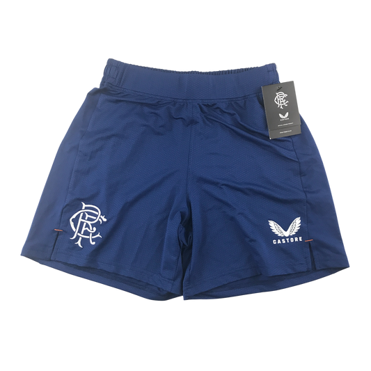 Castore Rangers FC Pro Training Shorts - Blue Depths