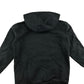 Adidas Hoodie Age 9 Black with Pink Triple Logo and Sleeve Stripes