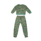 Mothercare sweater and joggers set 5-6 years green floral jerseys cotton
