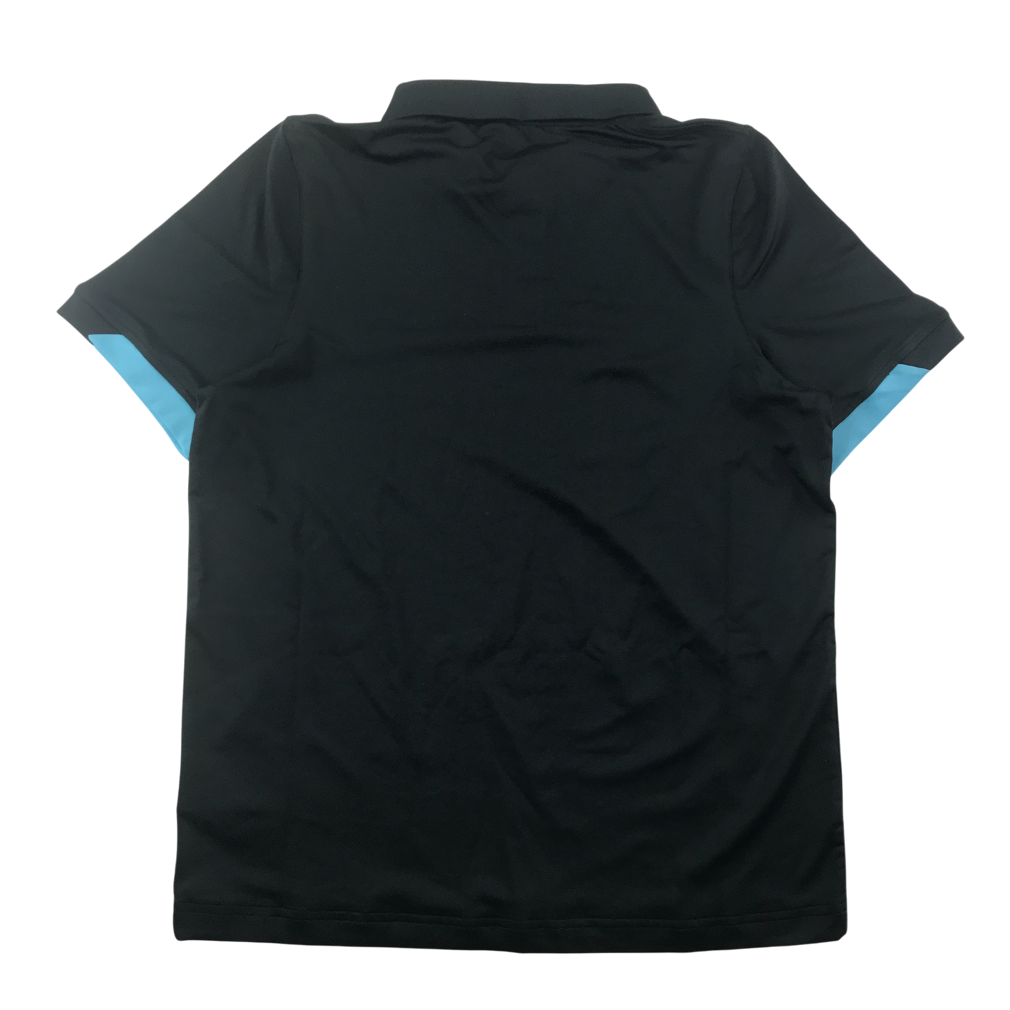 Castore Rangers Polo Shirt Black with Blue Logo