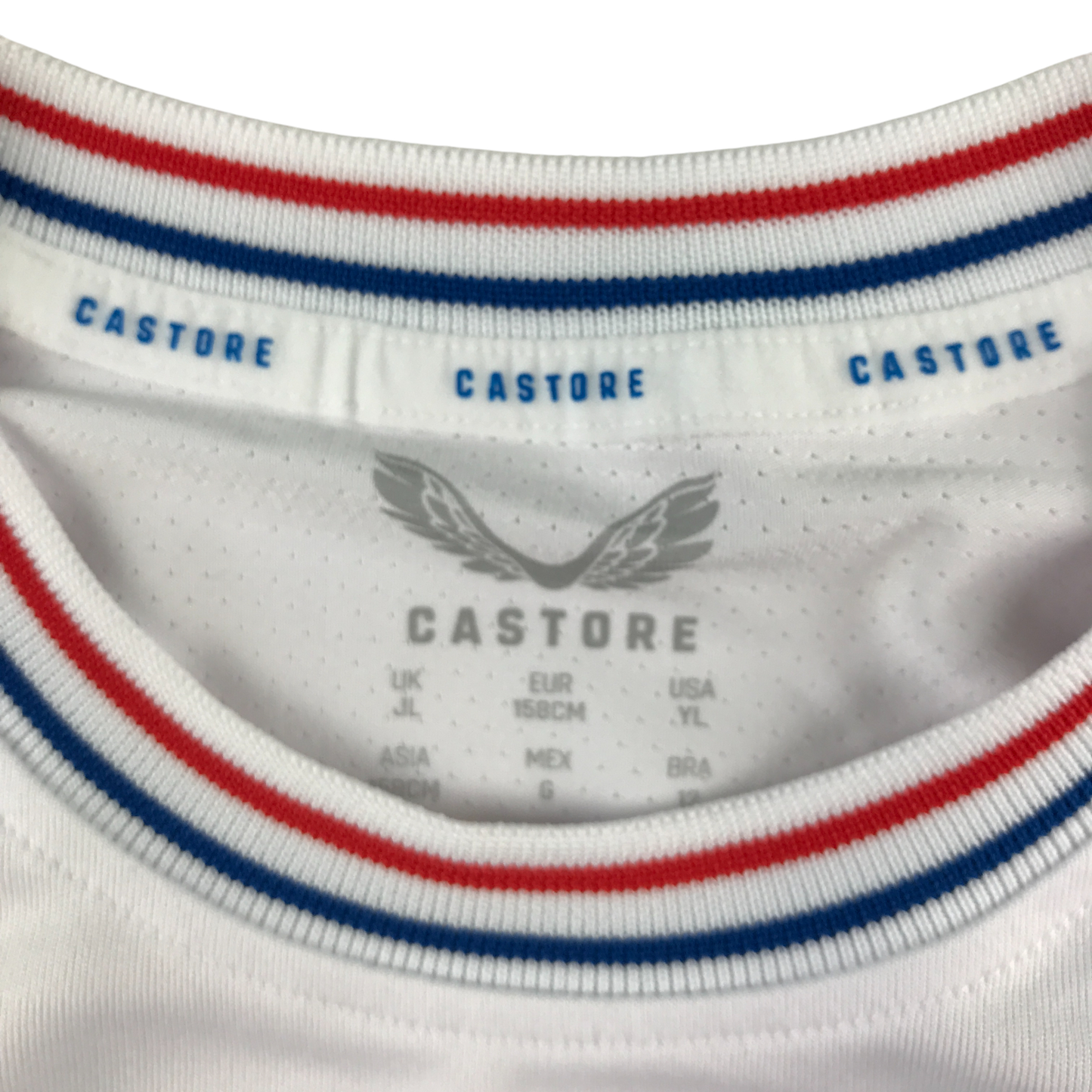 Castore Rangers FC 13-14 Years White Long Sleeved T-Shirt