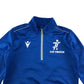 Macron Sport Sweater Age 5 Royal Blue First Touch Logo Half Zipper