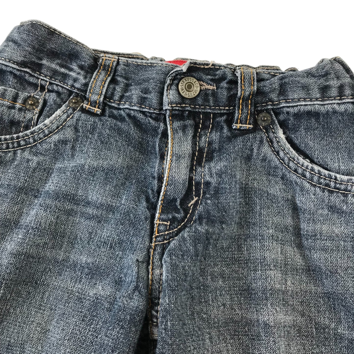 Levi's shorts 5 years blue denim ramie adjustable waist