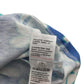 Peacocks dress 5-6 years blue and white foliage pattern cotton