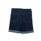 Bienzoe shorts 7-8 years blue denim adjustable waist