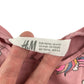 H&M dress 5-6 years burnt red unicorn print cotton