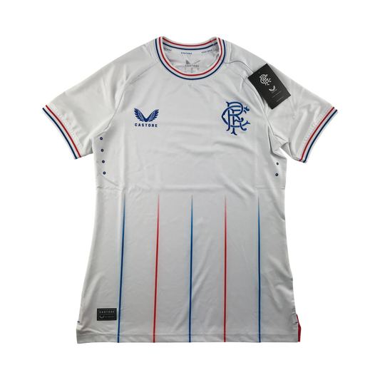Castore Rangers FC Pro Away Short Sleeve Shirt - White