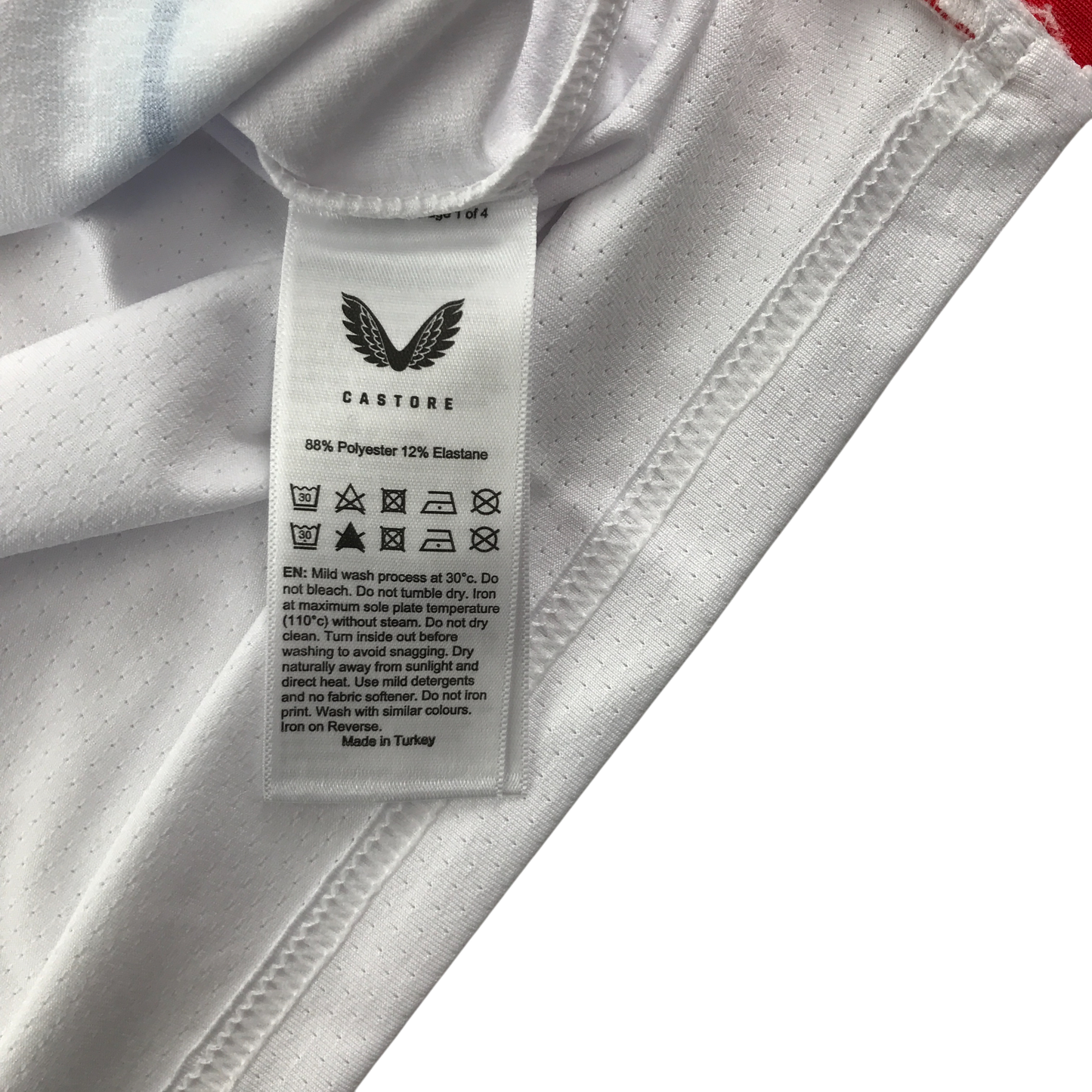 Castore Rangers FC Pro Away Short Sleeve Shirt - White