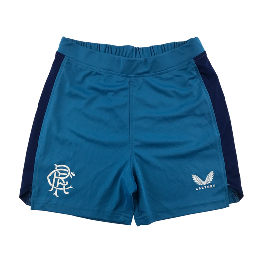 Castore Rangers FC Players Training Shorts - Blue