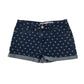 Primark shorts 11-12 years navy denim with love heart print