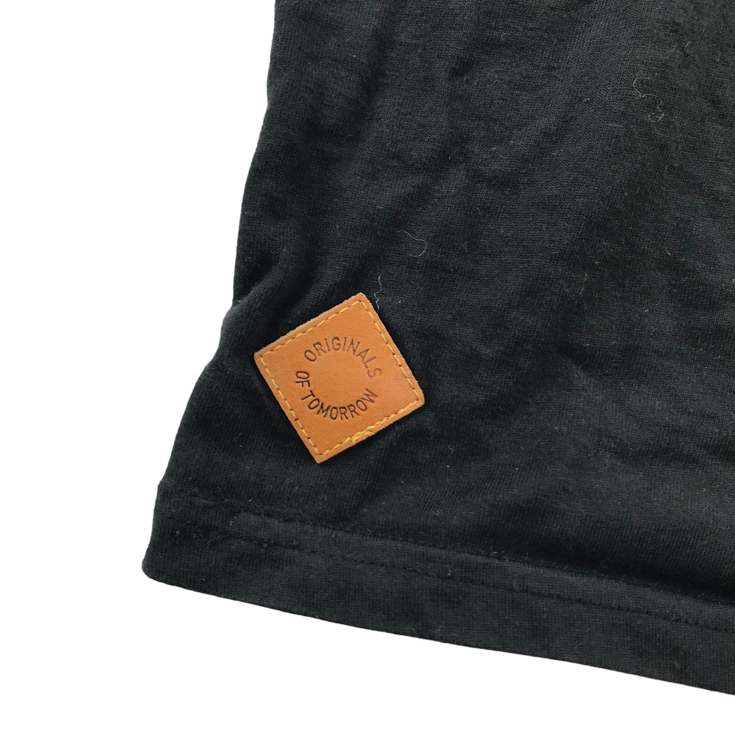 Milk Copenhagen T-shirt Age 12-13 Brown and Black Gradient Number Print Long Sleeve Cotton