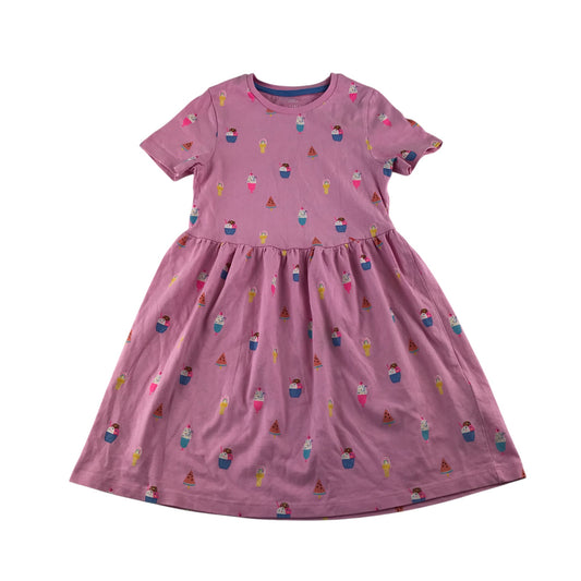 M&S dress 6-7 years pink desert print cotton